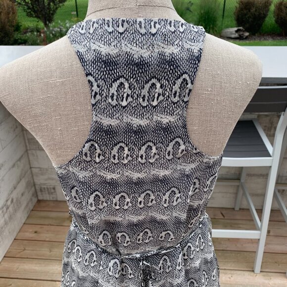 Robert Rodriguez Silk Sheer Snakeskin Print Layered Asymmetric Boho Midi Dress - Picture 8 of 15